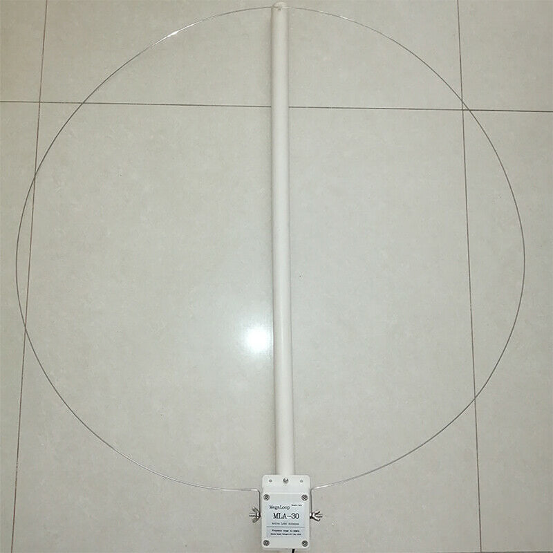 MLA-30 Loop Antenna Active Receiving Antenna 100kHz-30MHz for Short Wave Radio