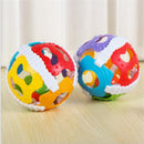 Baby Ring Baby Early Education Bell Baby Soft Glue Six Color Hand Ball Hand Shake Bell Toys