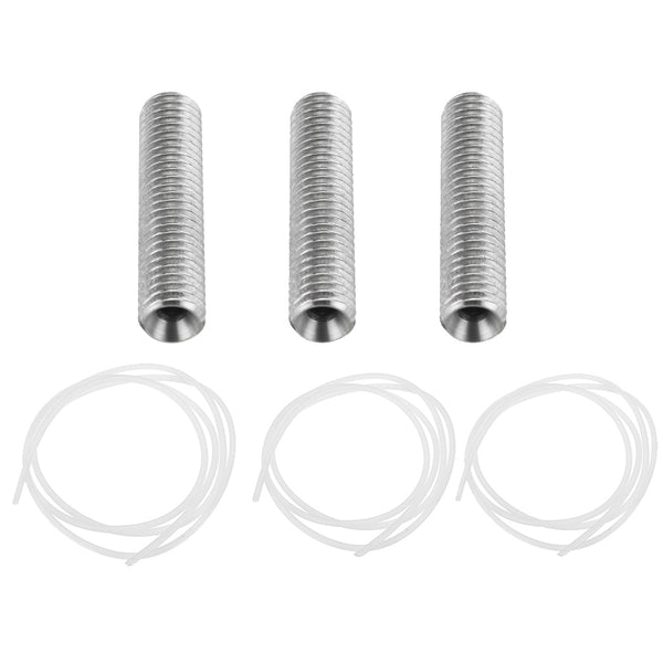 3Pcs/Pack M6 1.75mm Filament Nozzle Throat with Teflon Tube for 3D Printer
