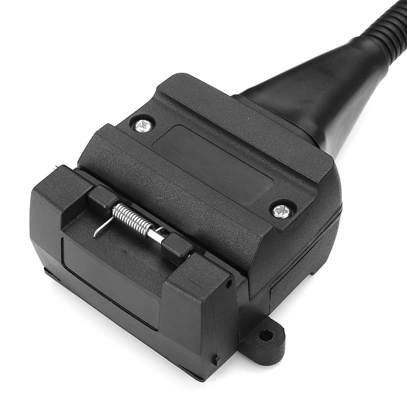 7Pin Female To 12Pin Male Trailer Adapter Electric Tow Converter Plug