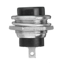 5Pcs 3A 125V Momentary Push Button Switch OFF-ON Horn Black Plastic