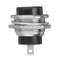5Pcs 3A 125V Momentary Push Button Switch OFF-ON Horn Black Plastic
