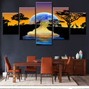 5Pcs Set Star Modern Canvas Print Paintings Unframed Wall Art Pictures Home Decor
