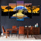 5Pcs Set Star Modern Canvas Print Paintings Unframed Wall Art Pictures Home Decor