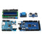 Mega 2560 R3 Starter Kits + HC-SR04 + Breadboard Cable + Relay Module + W5100 UNO Shield + LCD 1602 Keypad Shield