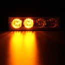 4W LED Strobe Flash Light Side Marker Emergency Beacon Warning Lamp Yellow 12V-24V for Car Truck