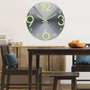 Luminous Wall Clock Number Quartz Hanging Clocks Glow In The Dark Bedroom Decor