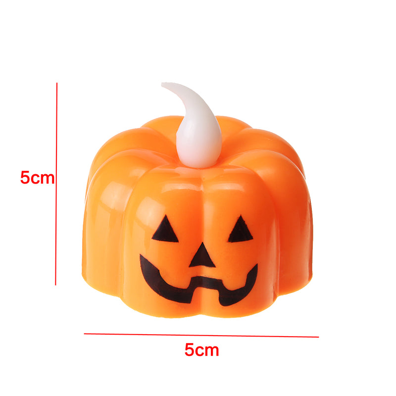 Halloween Light LED Pumpkin Lamp for Party Decoration Pumpkin Candy Sweet Holder Decorations