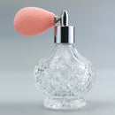 80ml Vintage Crystal Glass Spray Atomizer Perfume Bottle Clear Long Black Bulb