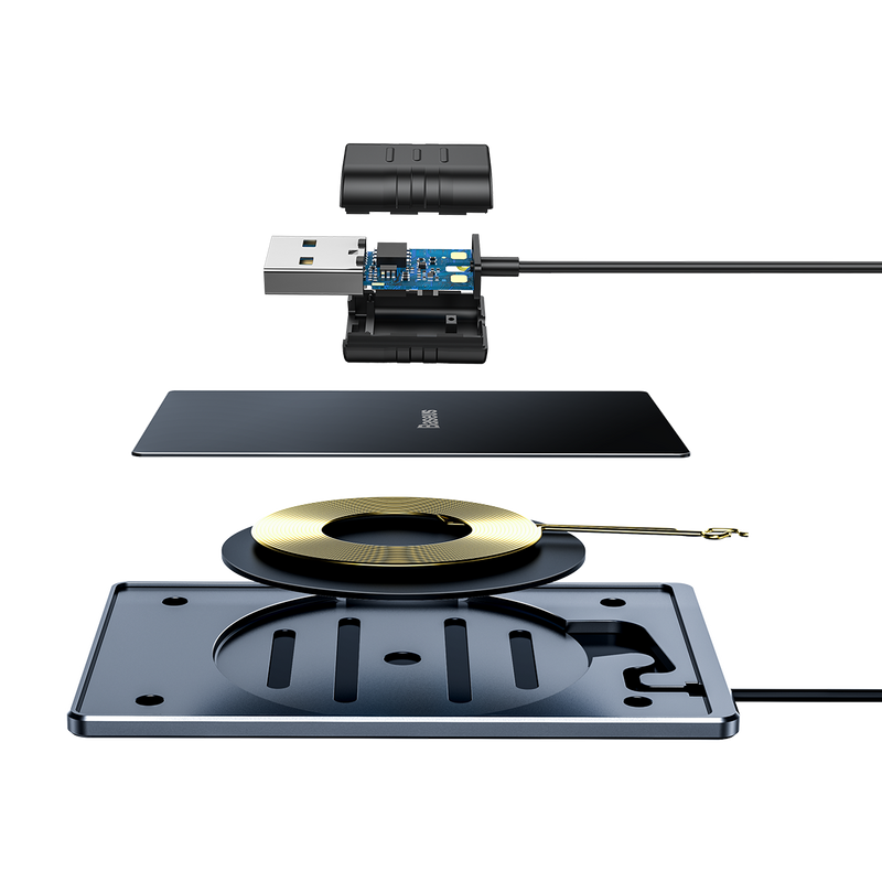 Baseus Mini Card Design 15W Qi Wireless Charger Fast Wireless Charging Pad for iPhone X XR XS Samsung S10 Xiaomi mi 9 Huawei