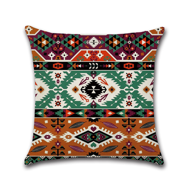 Mandala Middle East Armenia India Oriental Bliss Flower Arabesque Cushion Cover Sofa Pillow Case