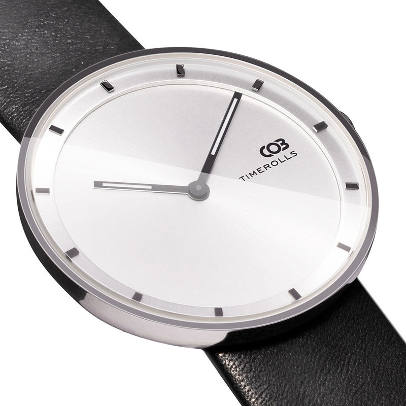 TIMEROLLS COB Ultra-thin Luminous Display 30m Waterproof Leather Strap Quartz Watch from Xiaomi YouPin