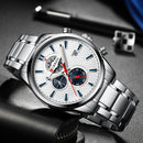 CURREN 8352 Business Style Calendar Men Wrist Watch Stainless Steel Band Quartz Watch