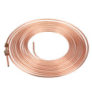 Universal 25Ft Copper Nickel Brake Line Tubing Kit 3/16" OD with 15Pcs Nuts