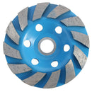 4 Inch 6 Hole Diamond Segment Grinding Cup Wheel Disc Grinder Granite Stone