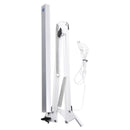 Foldable Adjustable Pure White Swing Arm LED Desk Lamp Touch Dimmable Eye Care Table Lamp