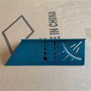 Woodworking Scribe Mark Line Gauge 100mm T-type Ruler Hole Scribing Gauge Aluminum Crossed-out Ruler Carpenter Measuring Tool