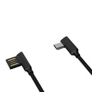 Bakeey 90 Degree Reversible 2.4A Type C Fast Charging Data Cable For Oneplus 5t Xiaomi 6 Mi A1 S8