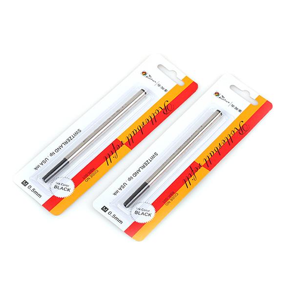 Pimio RBR-001 0.5/0.7mm Pure Black Gel Pen Core For Office And School Stationary Supplies