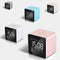 YAyusi V9 Mini Wireless bluetooth Speaker LED Mirror Alarm Clock FM Radio Stereo Bass Speaker