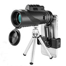 IPRee 40x60 Monocular HD Optical BAK4 2000T Lens Telescope Day Night Vision 1500m/9500m+Tripod+Phone Clip