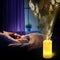 Battery PoweredChristmas Snowflake LED Candle Light Flameless Projection Flickering Remote Control