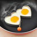 KCASA KC-ER096 Stainless Steel Heart Shape Fried Egg Mold Pan Cake Omelette Ring Kitchen Tools
