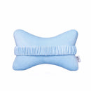 Car Head Rest Bone Shape Car Memory Pillow Cover Head Rest Cushion Blue Gray 28198 cm