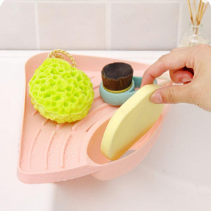 1Pc Creative Home Kitchen Sink Corner Storage Holder Rack Bathroom Kitchen Tools