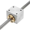 Machifit T8 500mm Lead Screw Set with Nut Housing Bracket and Shaft Coupling for CNC