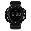 HONHX 81F-783 Fashion Alarm Clock Week Luminous Display Fashion Men Digital Watch