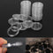 100 Pcs Clear Round Coin Holder Capsules Container Holder Storage Box