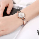 SOXY Rhinestone Bracelet Watch Casual Style Stainless Steel Strap Quartz Watches