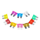 80PCS 3-40 AMP Car Fuse Set Insert Type Medium Fuse Protection Device Combination with Fuse Clip
