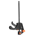 HILDA 4 Inch Wood Working Bar Clamp F Clamp Hand Tool Quick Ratchet Release Speed Squeeze for DIY
