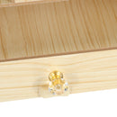 Wooden Desktop Organizer Pen Holder Office Supplies Storage Wooden Desk Organizer Home Office Supply Storage Rack with a Free Mobile Phone Holder