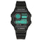 STRYVE S8013 Black Strap Luminous Display Alarm Clock Countdown Date Wekk Men Digital Watch