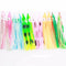 ZANLURE 10Pcs 10CM Soft Plastic Fishing Lures Trolling Squid Skirt Lure Bait Fishing Tackle Tools