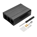 Black/Silver/Gold Aluminum Alloy Metal Protective Case For Raspberry Pi 2/Pi 3/Model B/Model 3B+