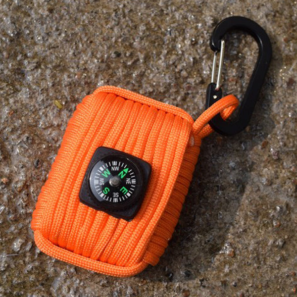 ZANLURE 10 In 1 Multifunctional Outdooors Fishing Paracord 550 Survival Kit Emergency Kit Fish Bag