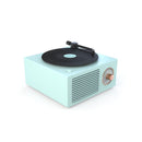 Vinivn Retro Turntable Wireless Mini Bluetooth 5.0 Speaker Portable Subwoofer, 8 Hours Working Time