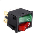 Rocker Switch Red Green Kcd3 Dual 6-pin With Light for Electrical Products Car Motorcycle TV Treadmill Coffee Pot Water Dispenser