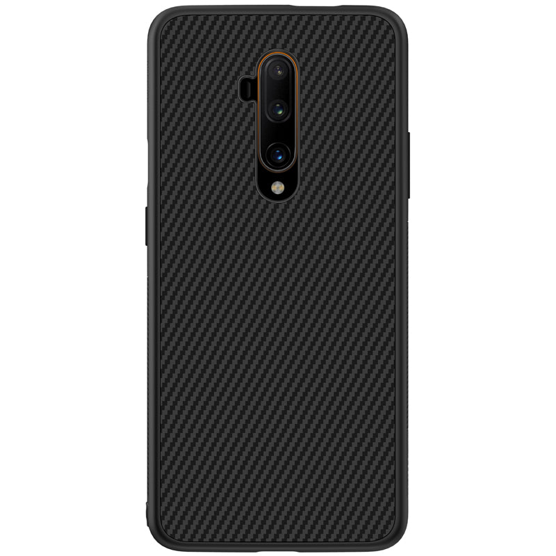 For OnePlus 7T Pro Case NILLKIN Double-Layer Carbon Fiber Ultra-thin Anti-Scratch Non-Slip Protective Case