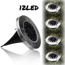 Solar Powered 12 LED Buried Light Under Ground Lamp Outdoor Path Garden Decor