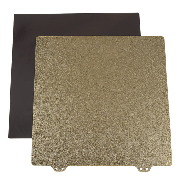 220x220mm Magnetic Sticker B Surface with Golden Double Texture PEI Powder Steel Plate for 3D Printer
