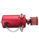 Universal Car 750ml Aluminum Catch Can Reservoir Fuel Tank with Breather Filter