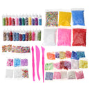 60 Pack Slime DIY Charms Supplies Kit Ball Beads Foam Sequins Tools Making Pack Children's Funny Toy