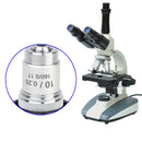 195 10X Microscope Objective Achromatic Professional Lens Microscope Eyepiece Microscope Accessories