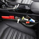 Leather Car Seat Crevice Storage Bag Seat Gap Filler Pocket Organizer Caddy Catcher Box