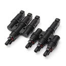 1Pairs MC4 3T Connector Male and Female MC4 3 Branch Solar Panel Connector